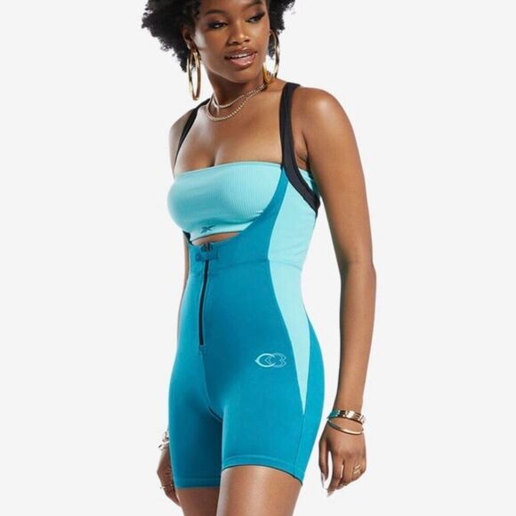 Reebok Cardi B Leotard Bodysuit Aerobics Bodywear NEW Small Unitard - Picture 1 of 11